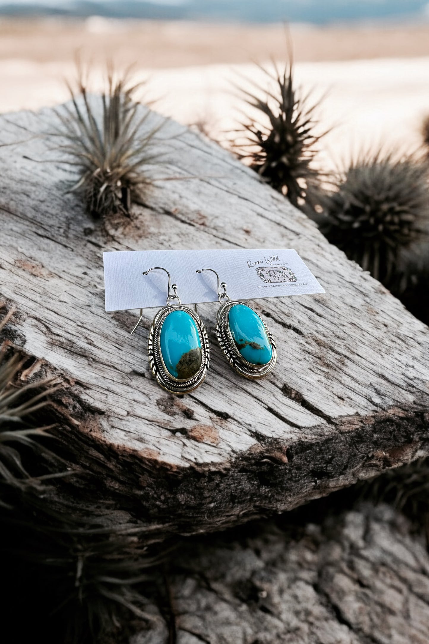 ✨Moonlit Mesa Sonoran Turquoise Earrings✨