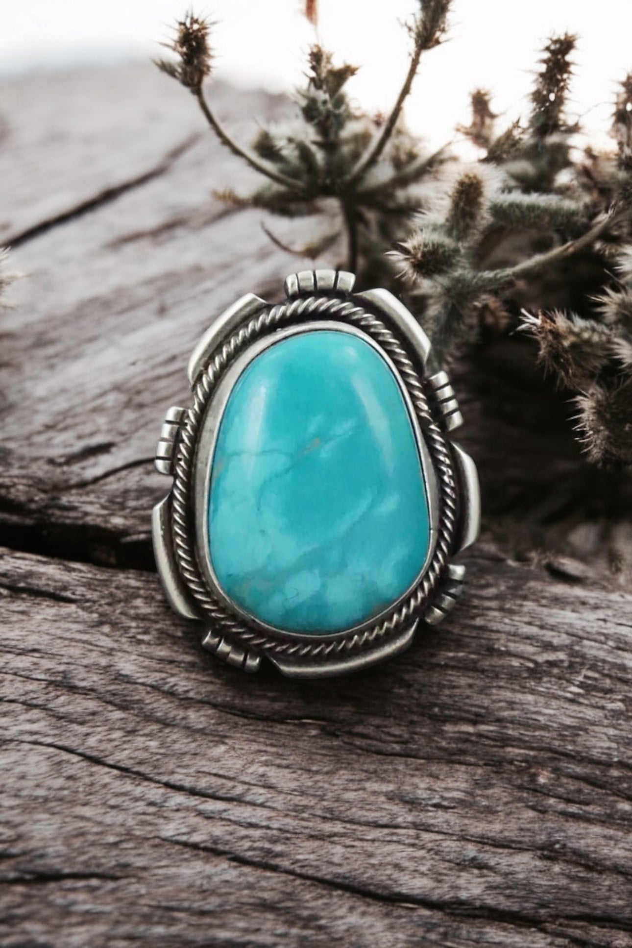 ✨ Lucky #8 Turquoise & Sterling Silver Ring ✨