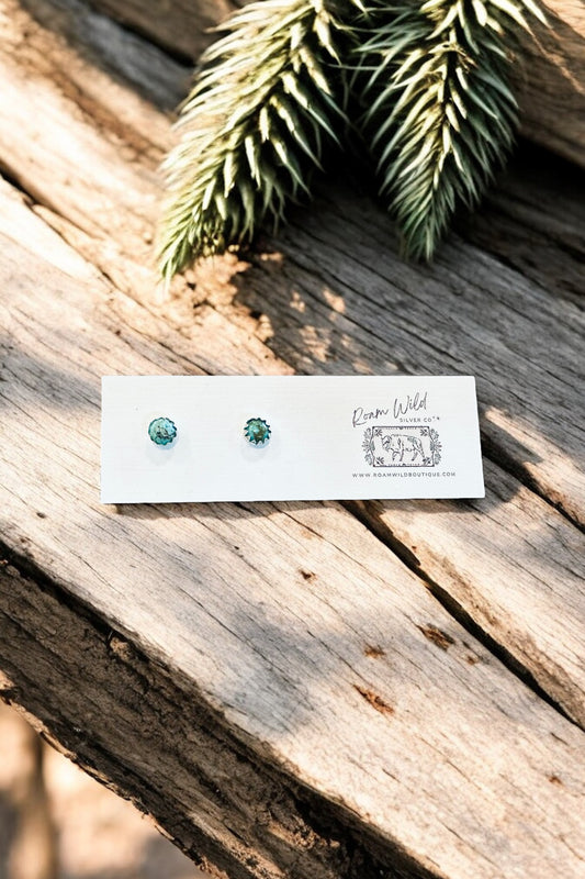 Dainty Desert 🌵 Turquoise Studs 3mm